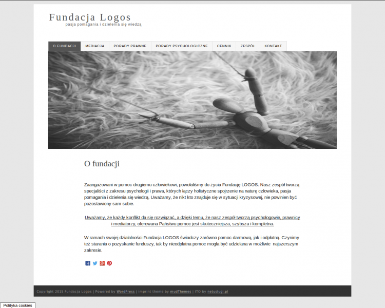 fundacjalogos.pl  imprint theme by mudThemes